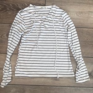 Lace Up Long Sleeve